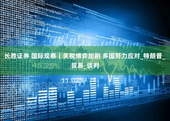 长胜证券 国际观察｜关税博弈加剧 多国努力应对_特朗普_贸易_谈判