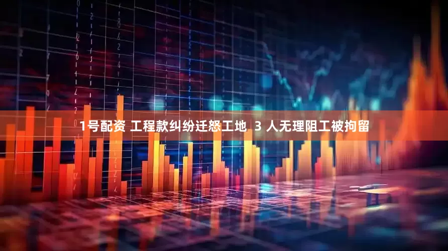 1号配资 工程款纠纷迁怒工地  3 人无理阻工被拘留