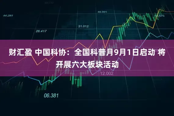 财汇盈 中国科协：全国科普月9月1日启动 将开展六大板块活动